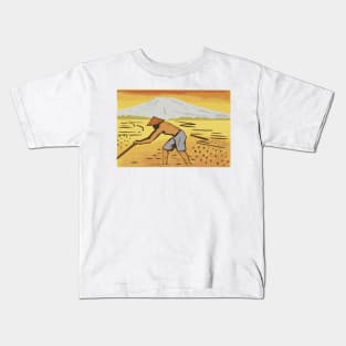 Indonesian rice paddy Kids T-Shirt